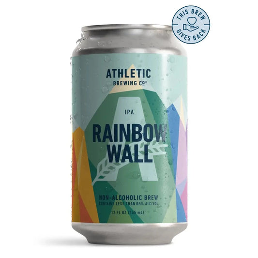 Athletic Brewing Rainbow Wall